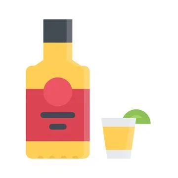 Design vector image icons tequila Stock Illustration