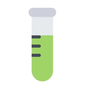 Design vector image icons test tube Ilustração Stock