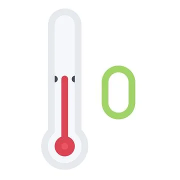 Design vector image icons thermometer Stock Illustration