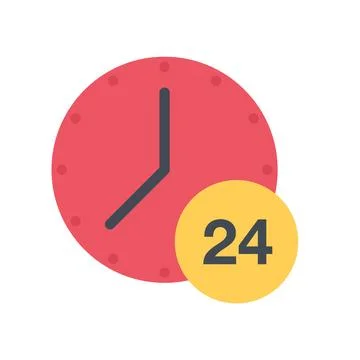 Design vector image icons time Stock Illustration