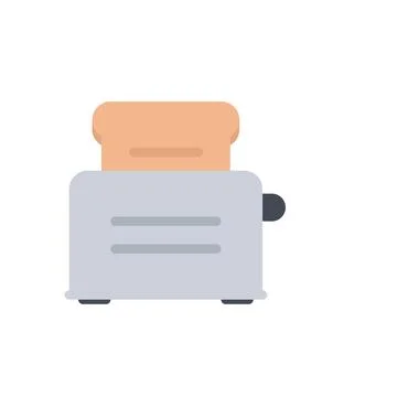 Design vector image icons toaster Stock Illustration