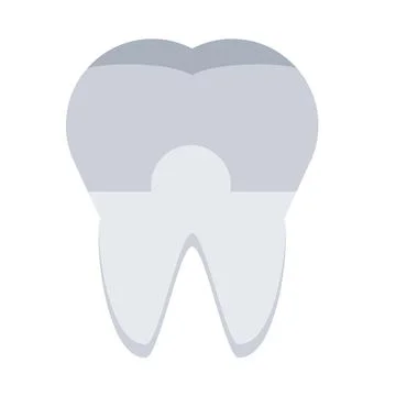 Design vector image icons tooth crown Stock Illustration