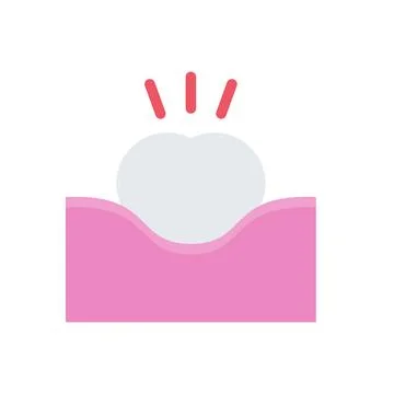 Design vector image icons toothache 库存插图