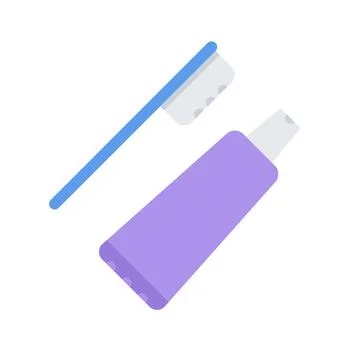 Design vector image icons toothbrush Stock Illustration