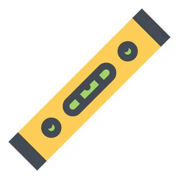 Design vector image icons torpedo level Stock Illustration