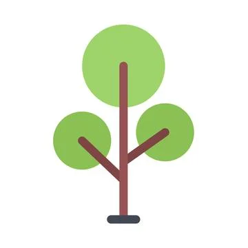Design vector image icons tree Stock Illustration