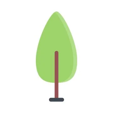 Design vector image icons tree Stock Illustration