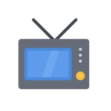 Design vector image icons tv set Stock Illustration