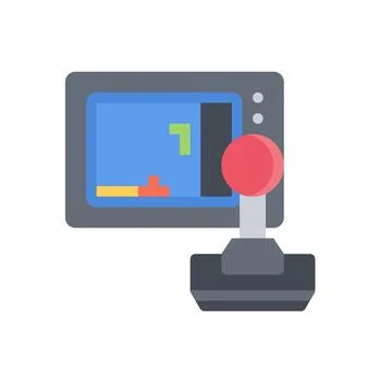 Design vector image icons tv game Stock Illustration