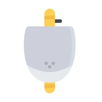 Design vector image icons urinal Stock Illustration