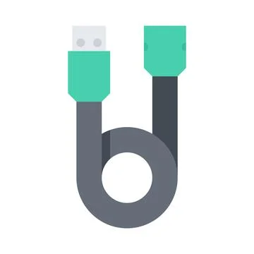 Design vector image icons usb extender Stock Illustration