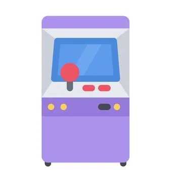 Design vector image icons video game machine Illustrazione stock