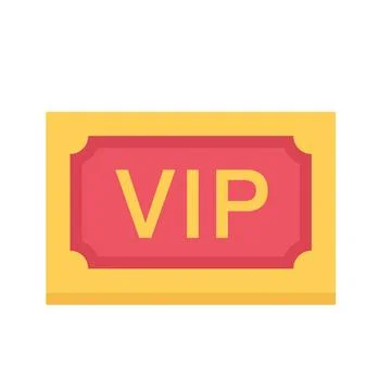 Design vector image icons vip invitation Stock Illustration