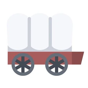 Design vector image icons wagon Stock Illustration