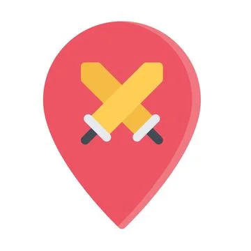 Design vector image icons war location Stock Illustration