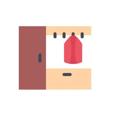 Design vector image icons wardrobe Stock Illustration
