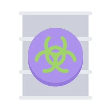 Design vector image icons waste poison Stock Illustration