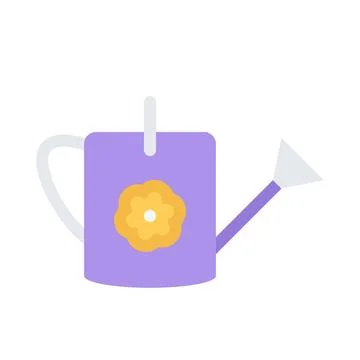 Design vector image icons watering can Stock Illustration