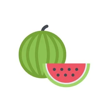 Design vector image icons watermelon Stock Illustration