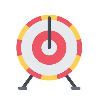 Design vector image icons wheel of fortune Stock Illustration