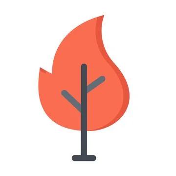 Design vector image icons wildfire Stock Illustration