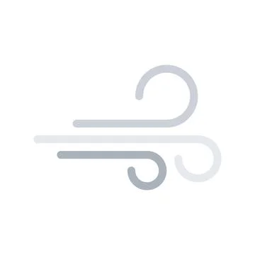 Design vector image icons wind Illustrazione stock