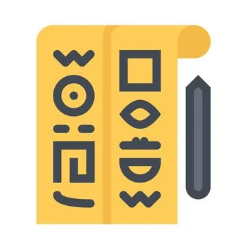 Design vector image icons writing Stock Illustration