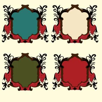Design vintage frame vector Stock Illustration