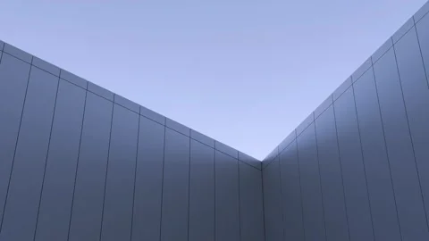 Design, wall architecture, building minimalism,animation.3D render Video stock 277603508