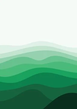 Design wall art gradient wave unique abstract poster Stockillustratie