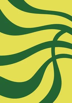 Design wall art leaf unique design abstract fresh Stock Illustration