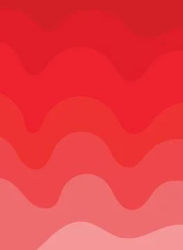 Design wall art poster liquid red gradient unique Ilustração Stock