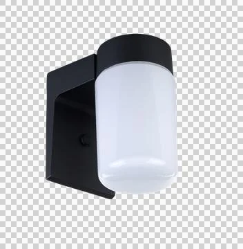 Design Wall Light ( clipping path) Stock Photos