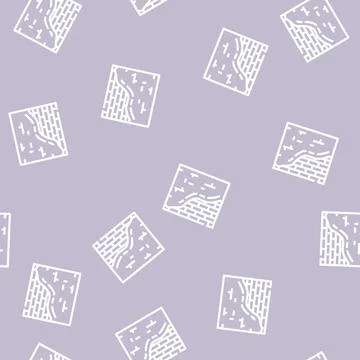 Design wall line vector seamless pattern Stock Illustration