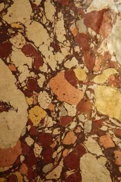 Design on the wall of a museum, Musee du Louvre, Paris, France Stock Photos