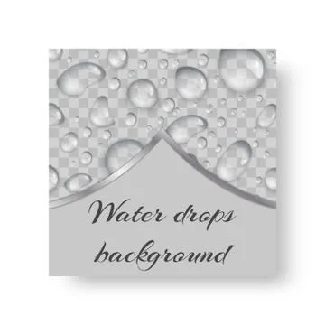 Design with water drops Stock-Illustration