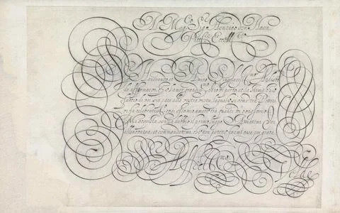 Design of a write example: Al may already. SIG. Henrico Den Haen (...); Sp... Stock Photos