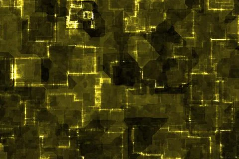 Design  yellow techno optic wire light texture illustration Stock Illustration