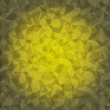 Design yellow triangle crack background Stock Illustration