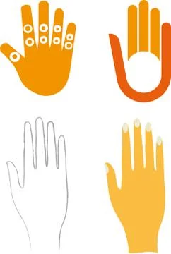 Design_hands Stock Illustration
