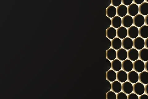 Designed with a honeycomb texture, this abstract background features a styl.. Stock Illustration
