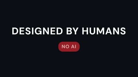 Designed By Humans text 스톡 동영상 340574740