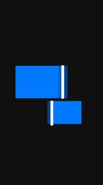 Designed a modern lower third in the vertical high resolution. Modern desig.. Illustrazione stock