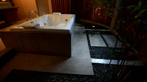 DESIGNER BATHROOM Stock Footage 825073