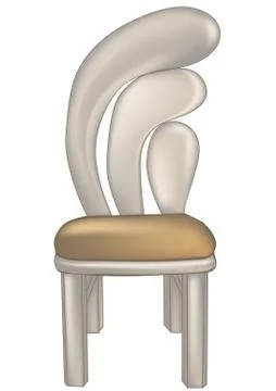 Designer chair Stock Illustration