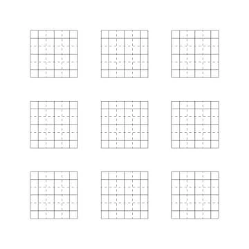 Designer draft blank vector grid. House floor layout interior project planner Stock Illustration