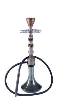 Designer hookah on white background Fotos de archivo