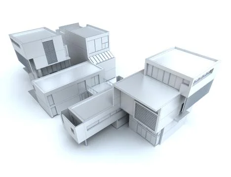 Designer house Stock Illustration