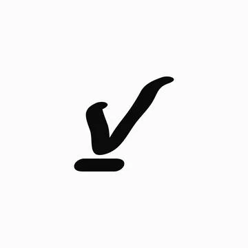 Designer icon ok Stock Illustration