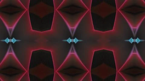 Designer kaleidoscope background with beautiful elements. New trends. Stockillustratie